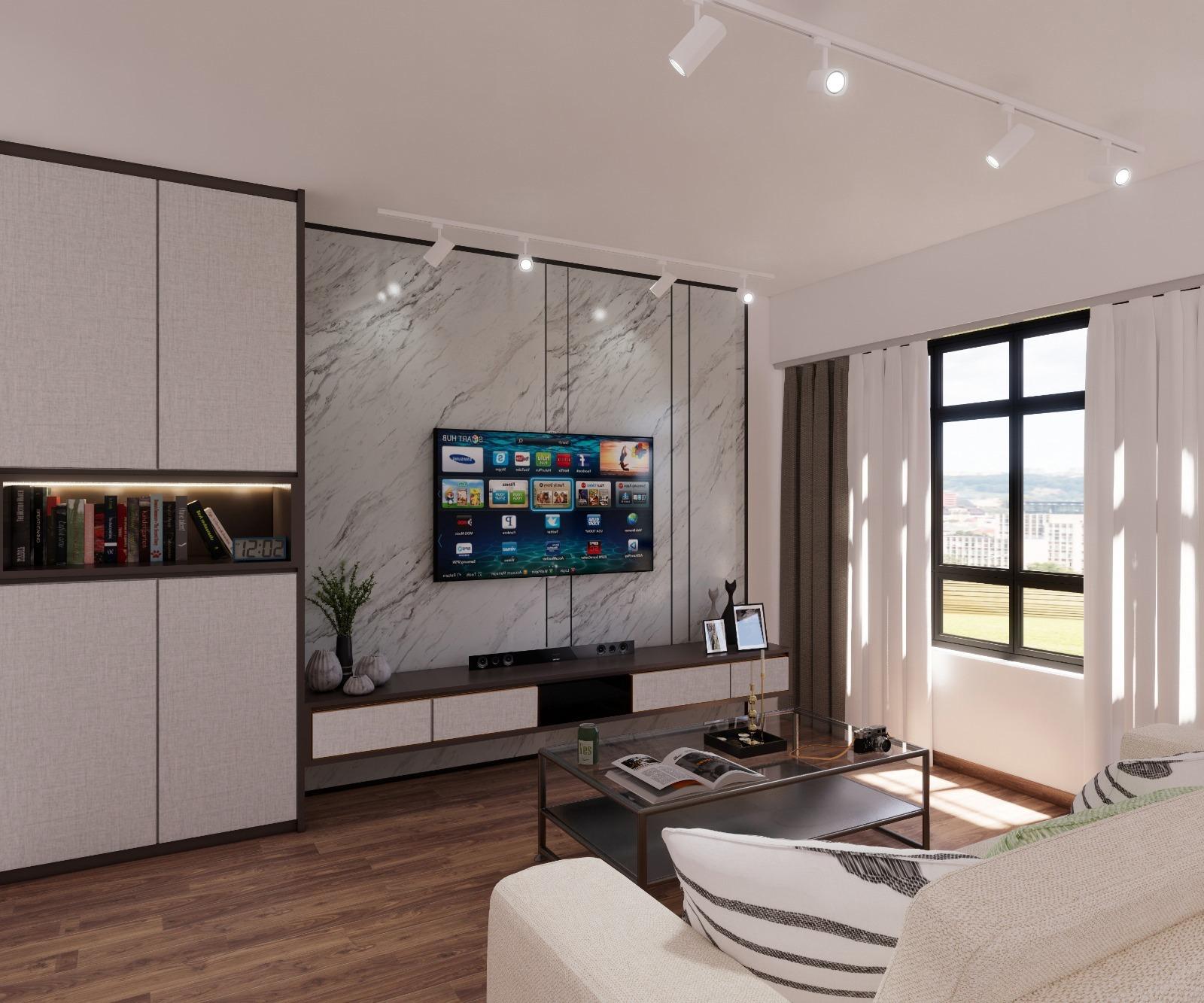 Trusted Living Room Interior Designer in Singapore | 9 Zone Interior
